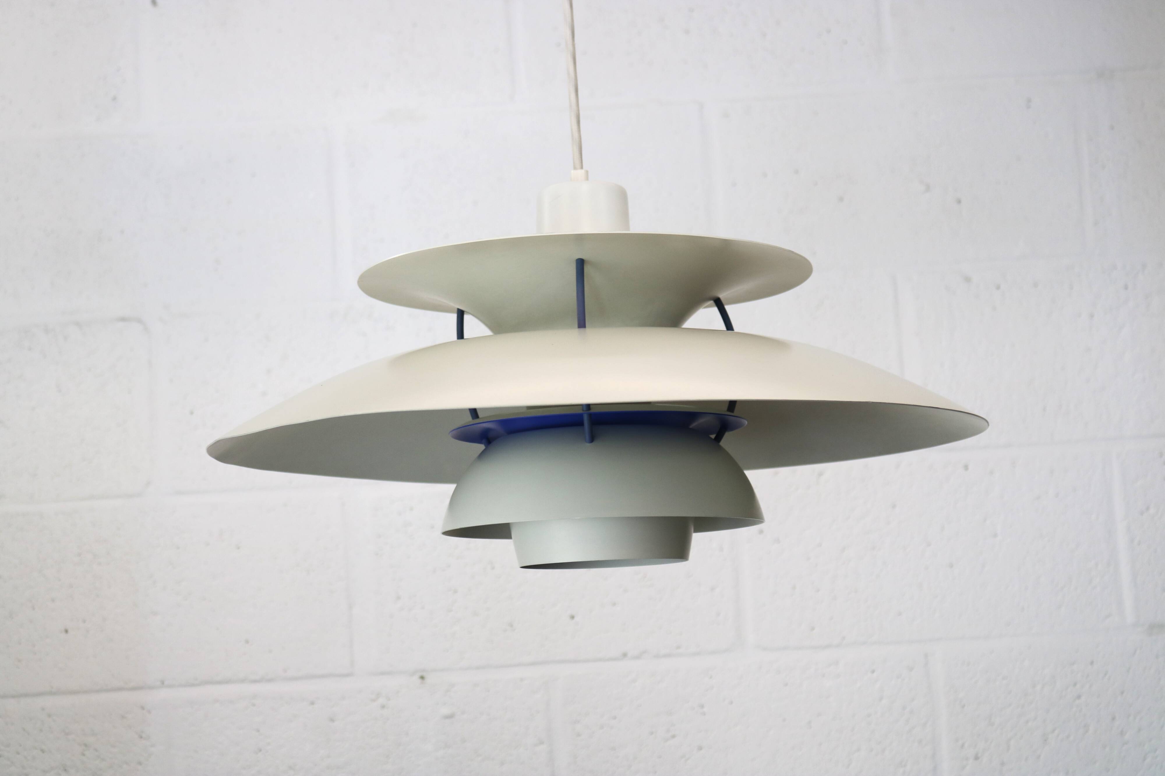 The Real Danish - PH5 Pendant Lamp - Original White Color - Louis Poulsen