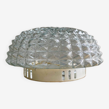 Semi sphere crystal glass flush mount  lamp