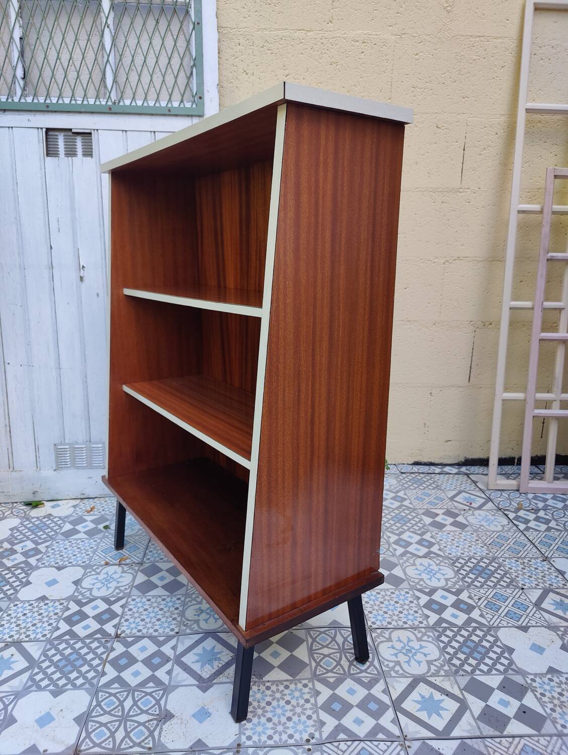 Bibliothèque vintage style mid-century modern