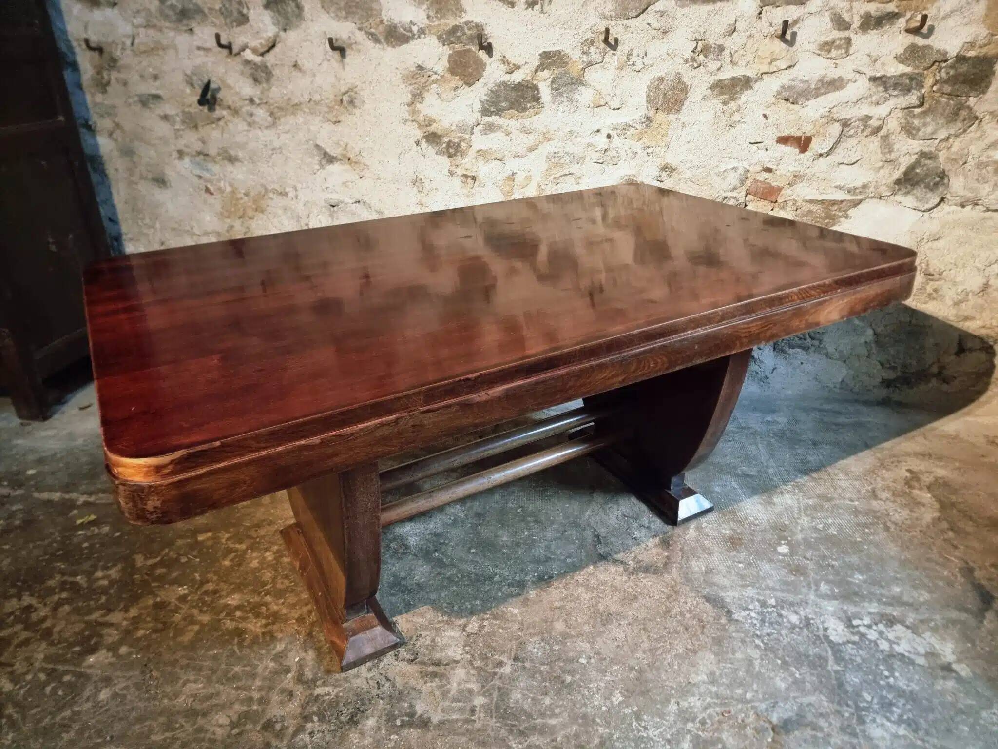 Antique French Art Deco dining table — 1920s