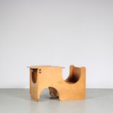 1950s Convertible plywooden children chair / desk from Italy