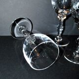 Set of 11 second-choice SAINT-LOUIS crystal wine glasses 15.5cm