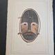 La Roche Laffitte (Born in 1943) Watercolour drawing on silk - Mask