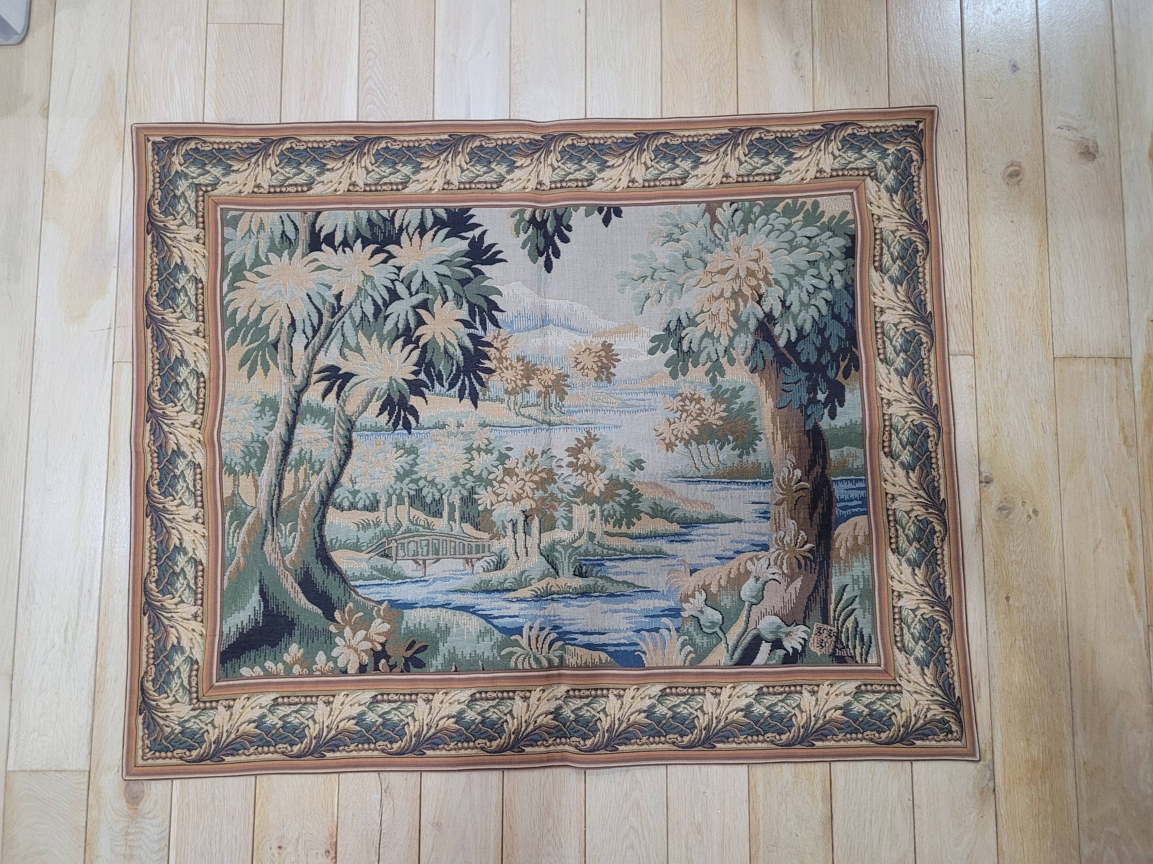 Wall tapestry Forest of Clairmarais Flanders tapestry