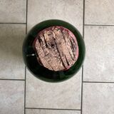 Large antique green glass bottle – Balthazar style – 50 cm