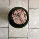 Large antique green glass bottle – Balthazar style – 50 cm