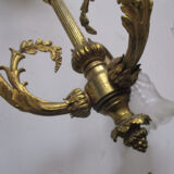Brass chandelier