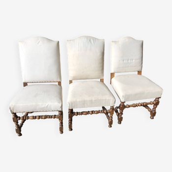 Chaises style Louis XIII