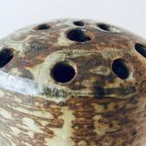 Large stoneware flower vase signed Bodin