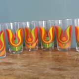 Verres vintage années 70