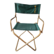 Lafuma foldable chair green vintage camping with armrest