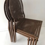 Set of 4 Mary chairs by Flamant