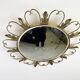 Vintage brass sunburst mirror 46cm