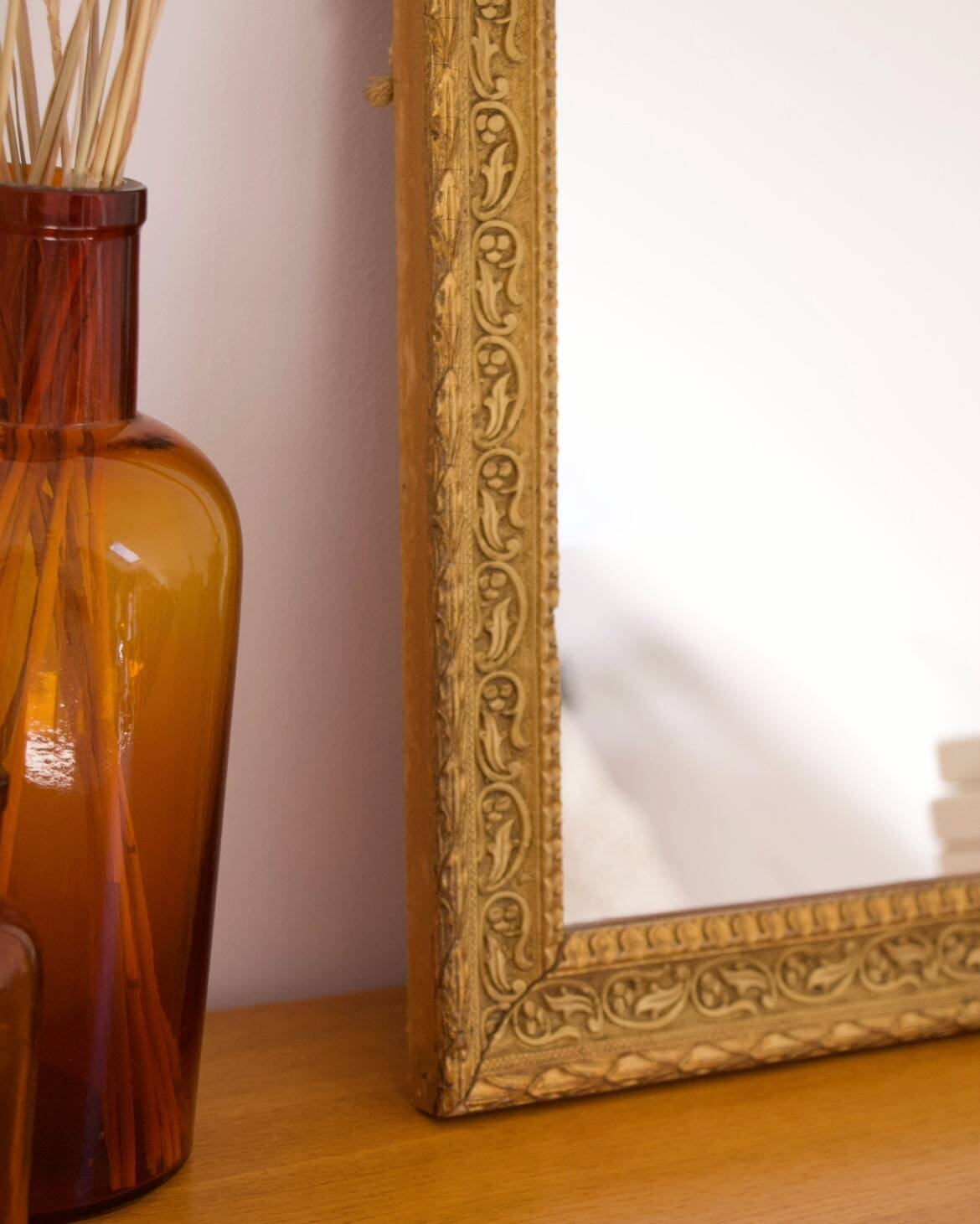 Miroir doré vintage