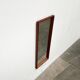 Miroir minimaliste mid-century allemand en teck de Zier-Form, années 1960