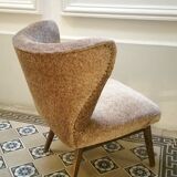 Chair Danish wingback Chair Scandinavian flesh small wing of Elias Svedberg