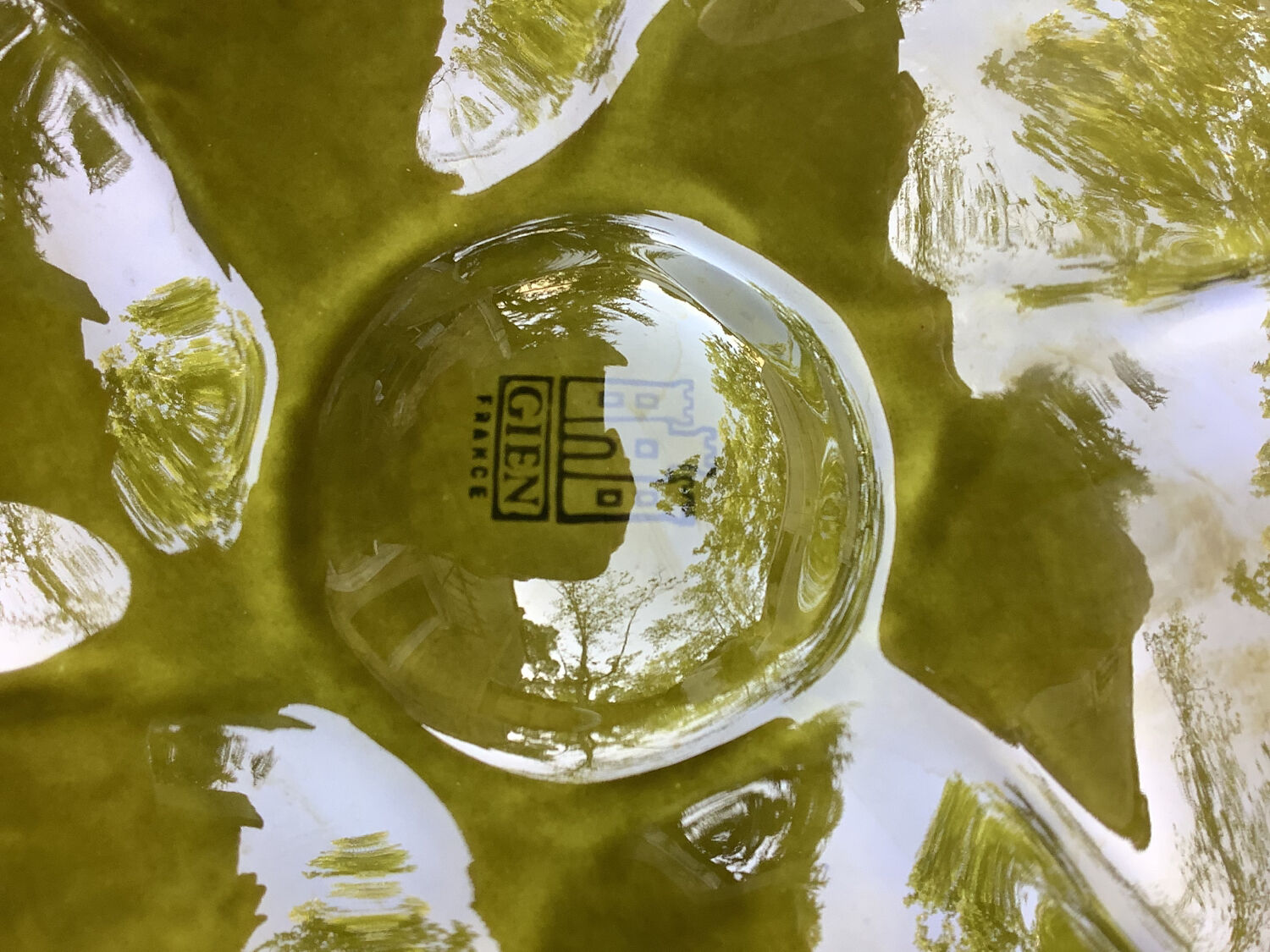 Oyster plates Gien France