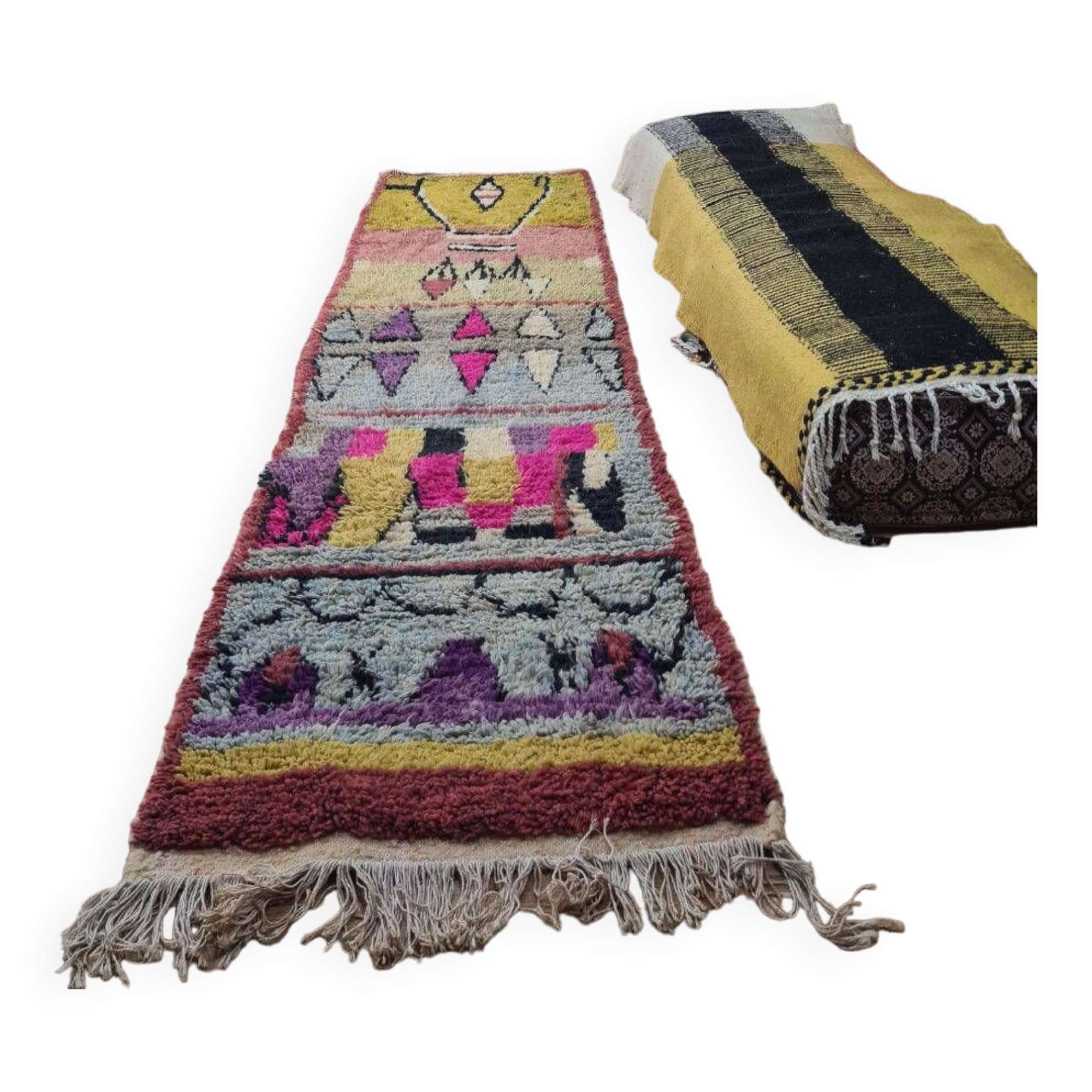 Handmade Berber hallway rug
