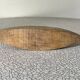 Wooden pond toy, small flat boat, old toy