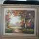 Oil on canvas "Autumn" by Jean Maréchal – Handmade wooden frame