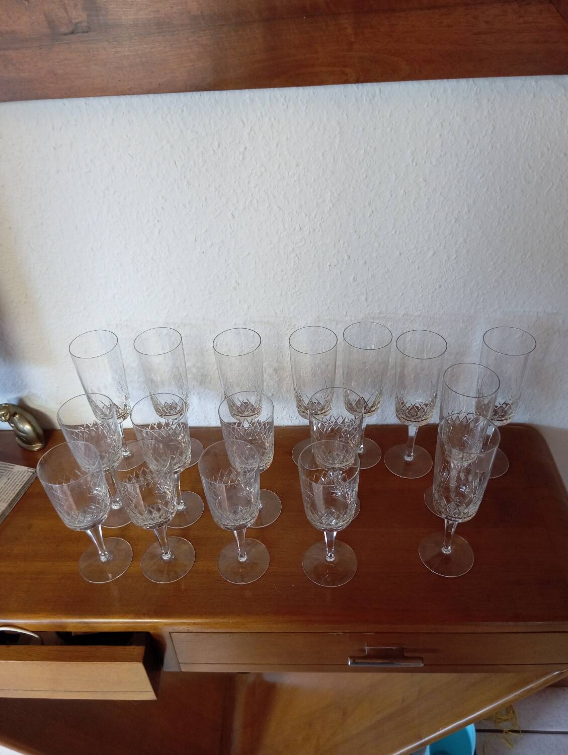 Wine and champagne glasses