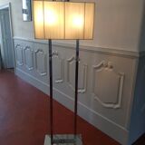Axolight floor lamp in chrome and silk threads