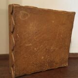 Carved candle holder "Pierre de Jaisalmer"