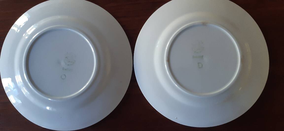 Lot de 6 assiettes à dessert en terre de fer