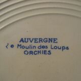 batch of 9 plates Moulin des Loups Orchies