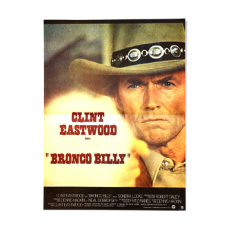 Original movie poster "Bronco Billy "1980 Clint Eastwood,Lewis...