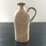 Beige stoneware bottle