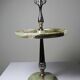 Rare display stand in green onyx and silver metal, Italy, vintage.