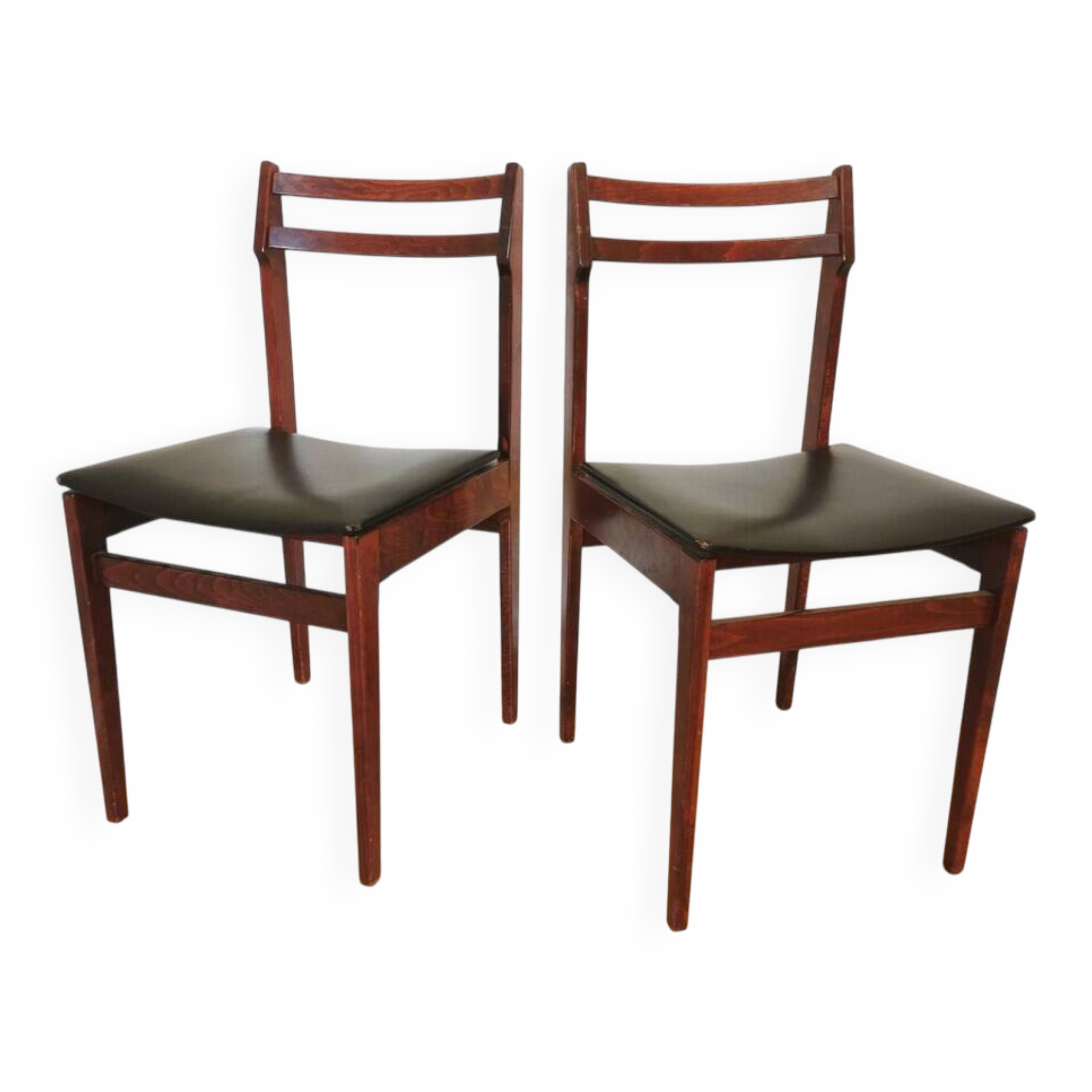 Set of 2 Vintage  Wooden Dining Chairs - Branko Ursic STOL Kamnik