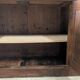 Solid wood display cabinet