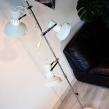 Floor lamp with 3 white adjustable spots, 1970-80