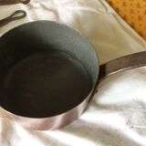 set of 4 copper saucepans