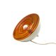 Space Age Orange glass table lamp, France 1970s