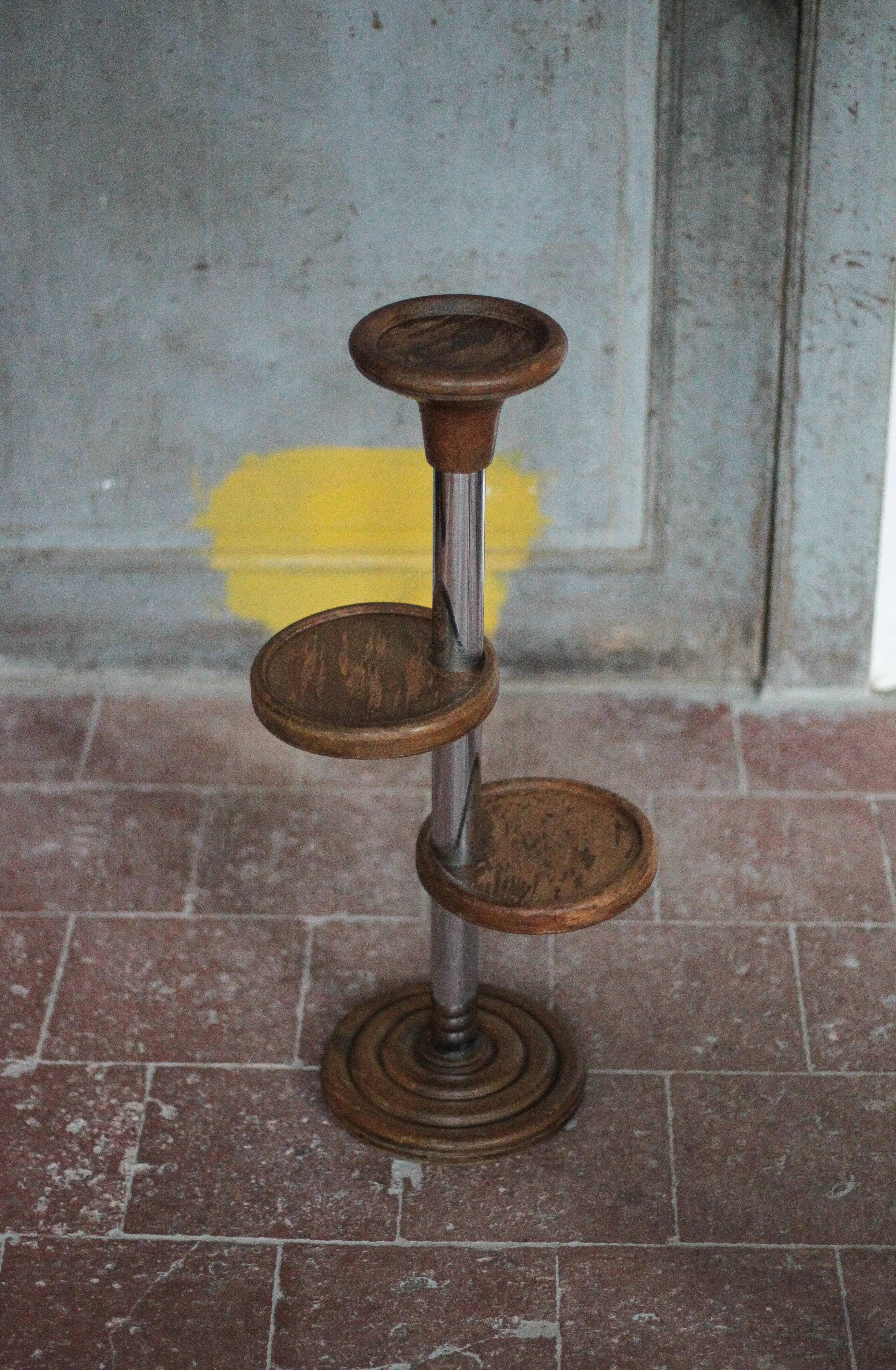 Vintage ashtray, art deco standing ashtray, or side table