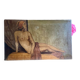 Old painting Female nude Art Deco period