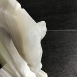 Pair of onyx horse head bookends