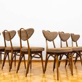 Set Of 6 Chairs No 124 By H & J Kurmanowicz, Poland, 1950’S