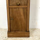 Bedside table 1940 sliding shutter and white marble