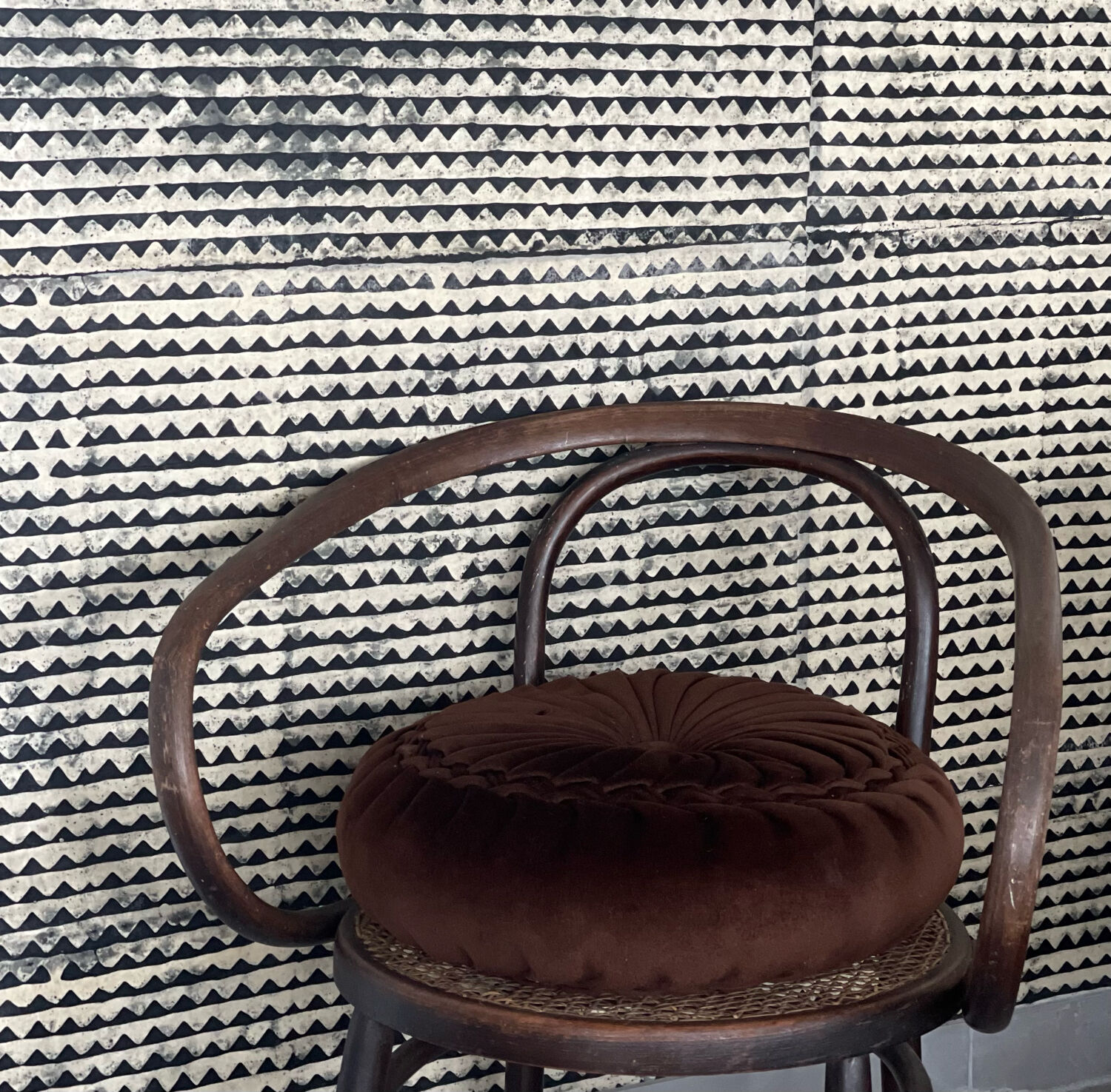 Large vintage cushion