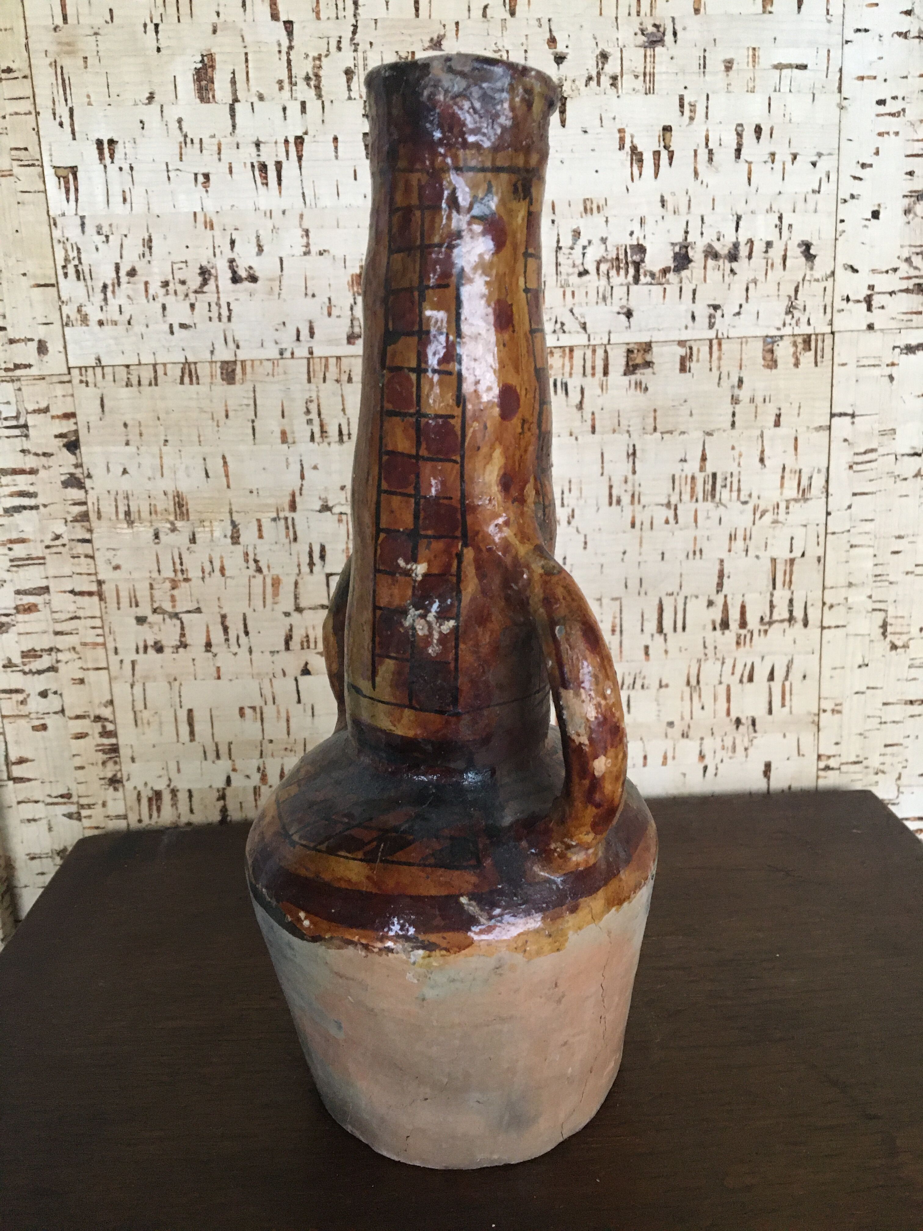 Terracotta soliflora vase