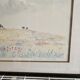 Tableau - Aquarelle paysage avec coquelicots - Vue d'Irancy (Yonne)