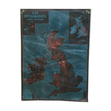 Educational map of British Isles