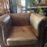 Chesterfield patchwork armchair