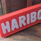 Pastic advertising sign, haribo candy