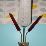 Pair of 1 globe vintage wall light