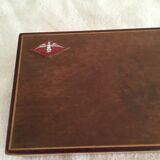 Cigar box or cigarettes in varnished wood